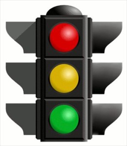 Traffic light.